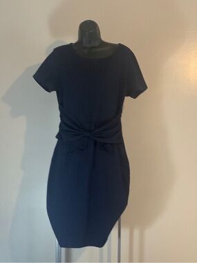 Elegant Navy Blue Dress